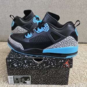 Jordan Black and Blue Sneakers